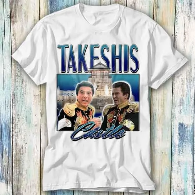 Takeshis Castle Homage 90s 80s Japan TV Game Show T Shirt Meme Funny Top Style Gamer Movie Music 778