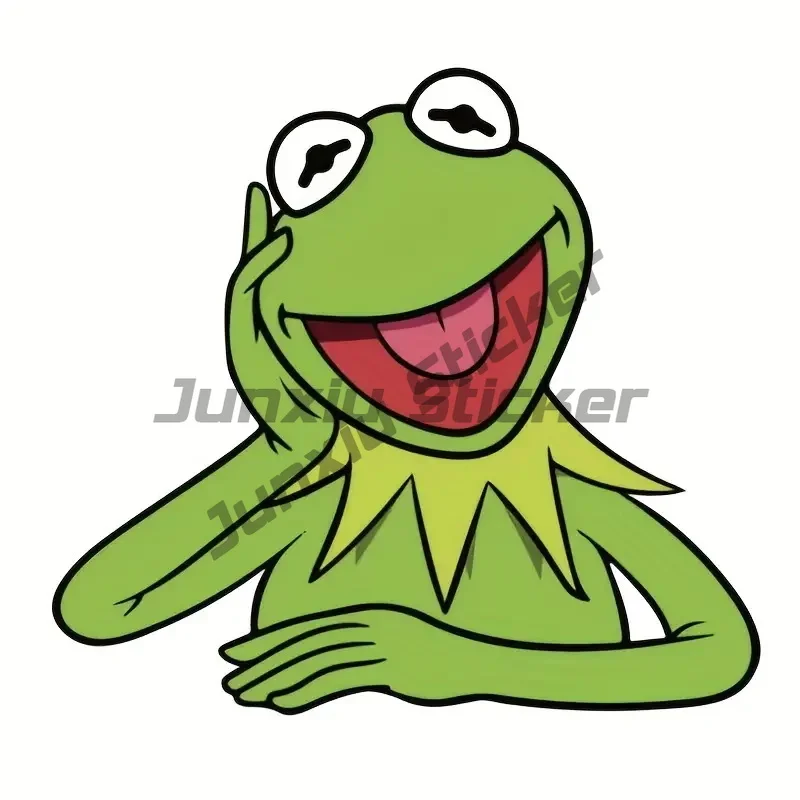 

Funny Frog Sticker Cartoon Decal Sticker for Laptop Bumper Window Wall