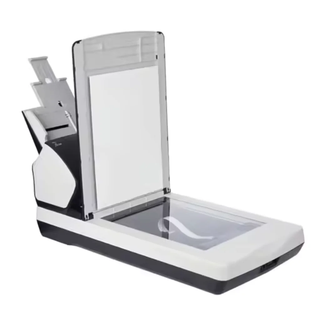 Fi-7230 Automatic High Resolution 600DPI A4 Duplex Document Scanner 55PPM Flatbed 80 Sheet ADF OCR PDF USB Office Scanner
