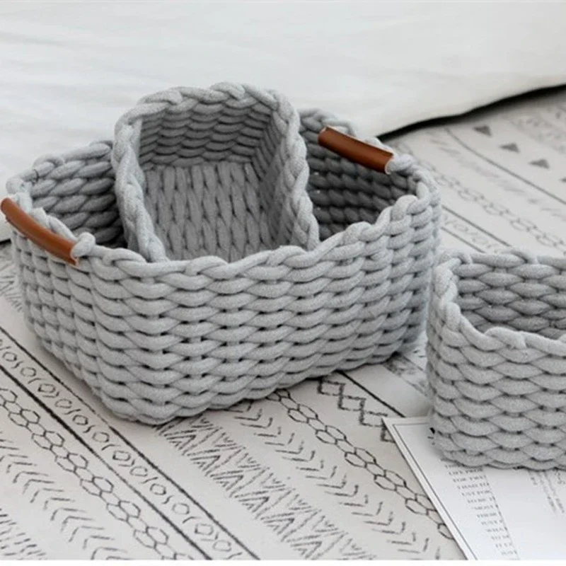 Imagem -04 - Handmade Woven Cesta de Armazenamento Cesta de Lavanderia Dobrável Vime de Palha Rattan Barriga de Erva Marinha Jardim Planta Vaso de Flores