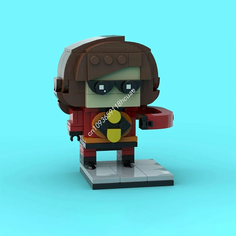 145 pièces MOC Elastigirl Incredibles Brickheadz, blocs de construction, jouets artisanaux, éducation modulaire, cadeaux de festival