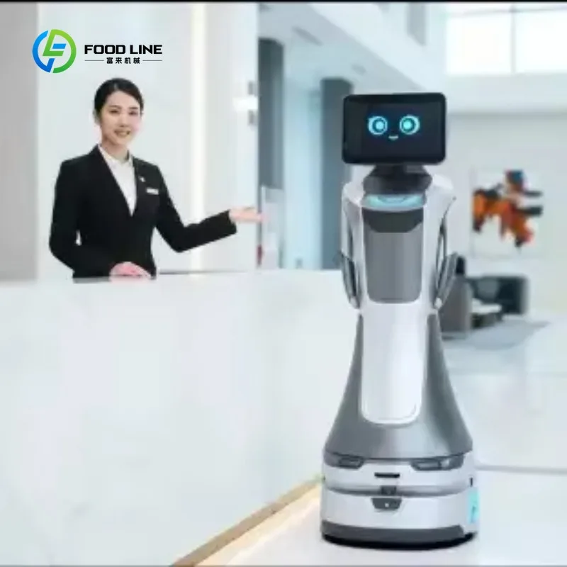 Professional High Tech Smart Artificial Reception Humanoid Commercial Robots Intelligence Welcome Greeting Robot