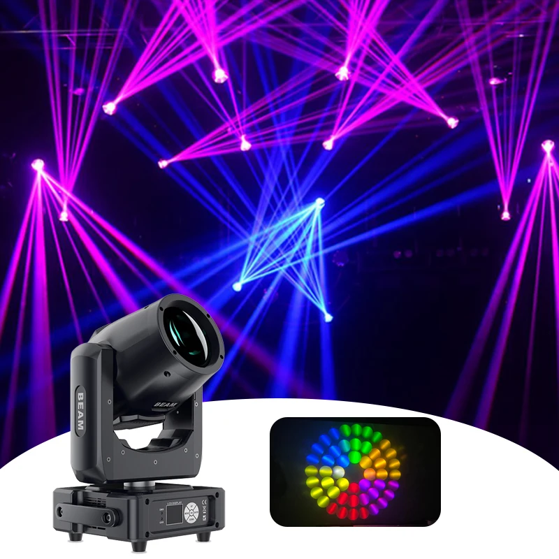 【Europe Stock】Smaller Sharpy 7R Mini Beam 230 Moving Head Light Disco Stage Lighting For DJ Club Wedding Event