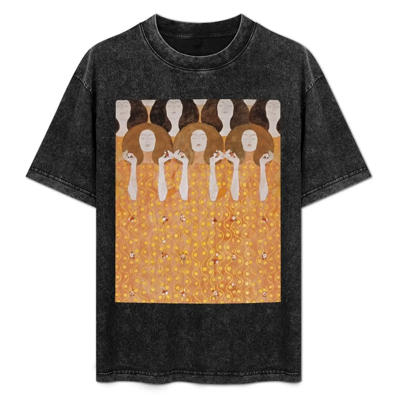 

Beethoven Frieze by Gustav Klimt T-Shirt man t shirt cotton t shirt man plain T-Shirt