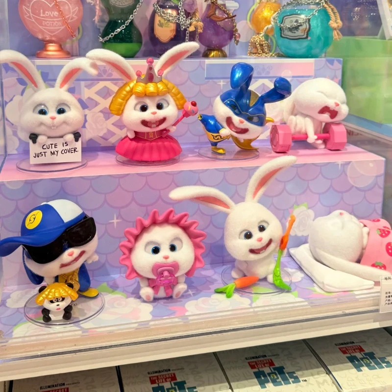 Miniso الحياة السرية للحيوانات الأليفة مجموعة كرة الثلج سلسلة صندوق أعمى كرة الثلج أنيمي الشكل اللعب صندوق غامض سطح المكتب هدية مزخرفة #2