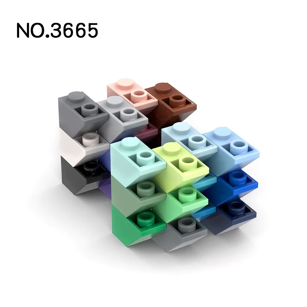 20Pcs  MOC Assembles Particles 3665 Building Blocks Bricks Bulk Model Parts DIY Educational Creative gift Toys