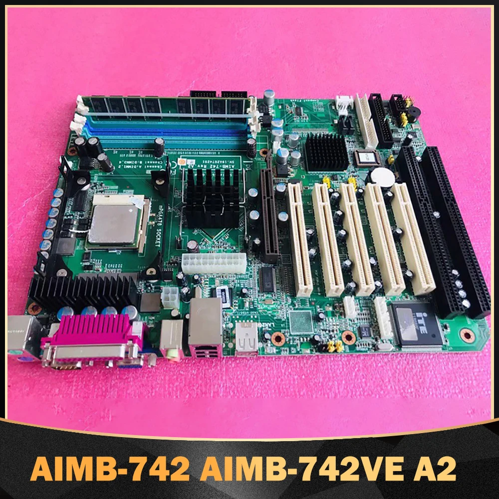 computador industrial mainboard para advantech slots isa aimb742 aimb 742ve a2 01