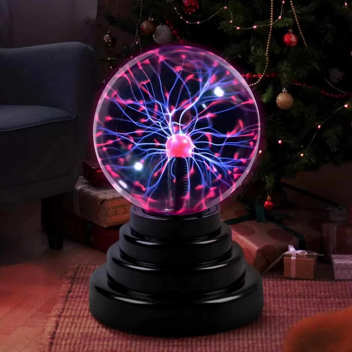 Magic Plasma Ball Desk Lamp Nebula Sphere Lightning Glass Balls Night Light