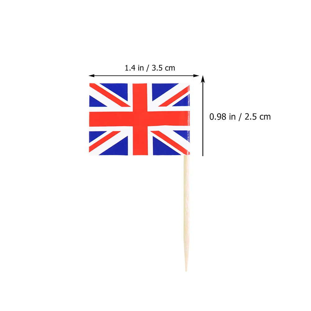

200pcs Toothpick Flags Rustic Decor Festival Paper Cupcake Blank Banners Cake Inserts Cocktail Picks Kitchen Bar Tools