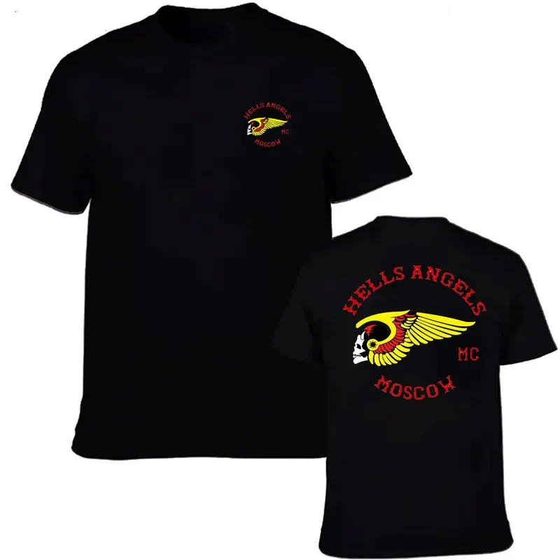 

Hells Angels 81 Support Graphic T-shirts Men Classics Print T Shirt Casual Sports Retro Tops Breathable Comfortable Streetwear