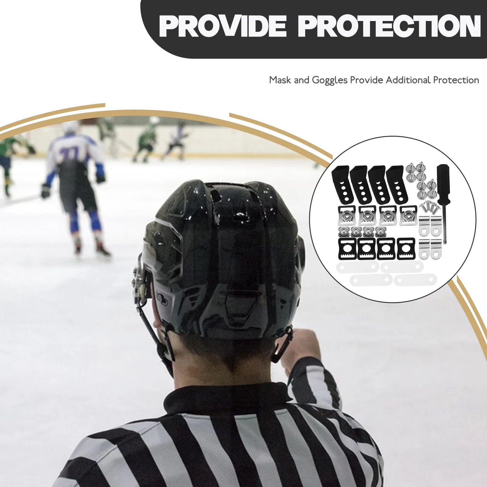 49 قطعة طقم تصليح العالمي قناع الوجه كليب مسامير المكسرات جوانات مطاطية مفك حزام الذقن محول ألوان متنوعة ل