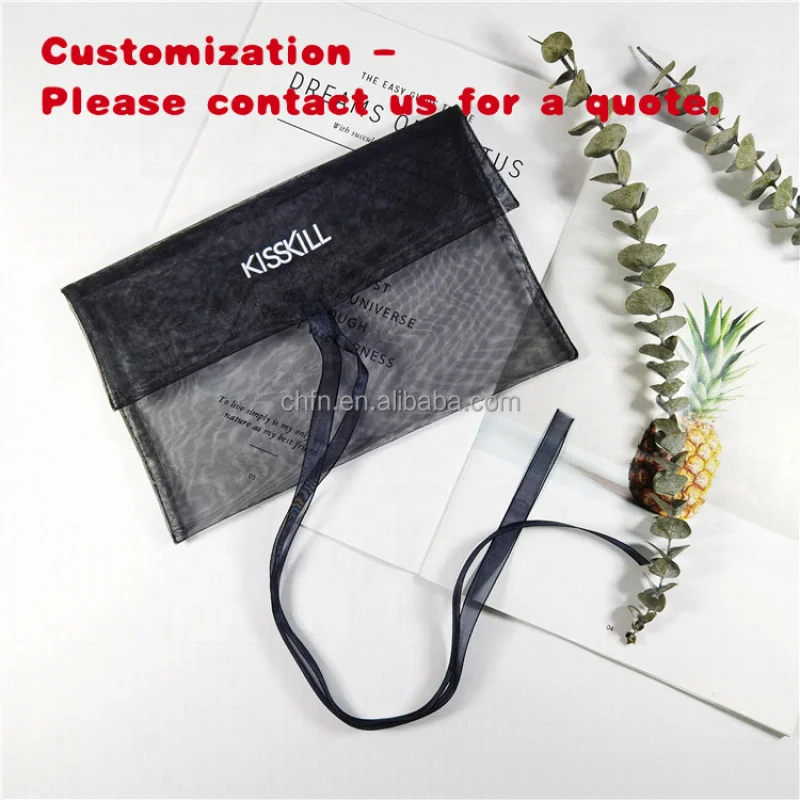 

custom.Factory Sale Custom Printed Organza Pouch New Customized Organza Envelope Package Clothes Pouch Low Price