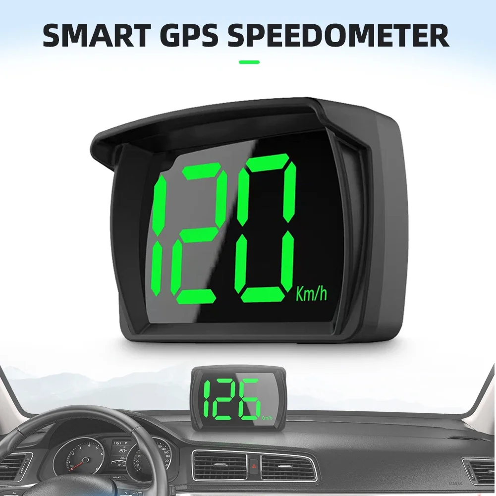 Universal Car Head Up Display GPS HUD Digital Speedometer Big Font Speed Meter KMH/MPH for All Car Truck Plug and Play Auto Part