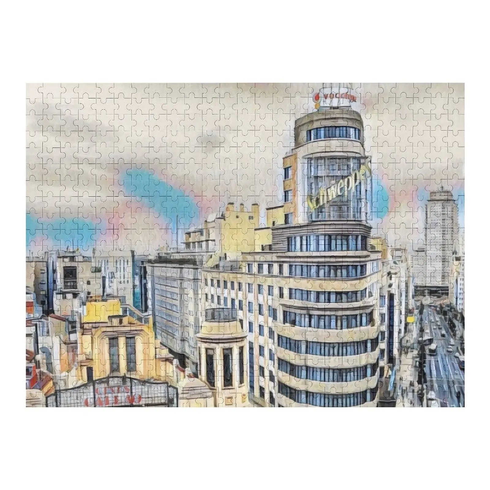 

Madrid streets Jigsaw Puzzle Jigsaw Pieces Adults Custom Child Personalised With Photo Puzzle