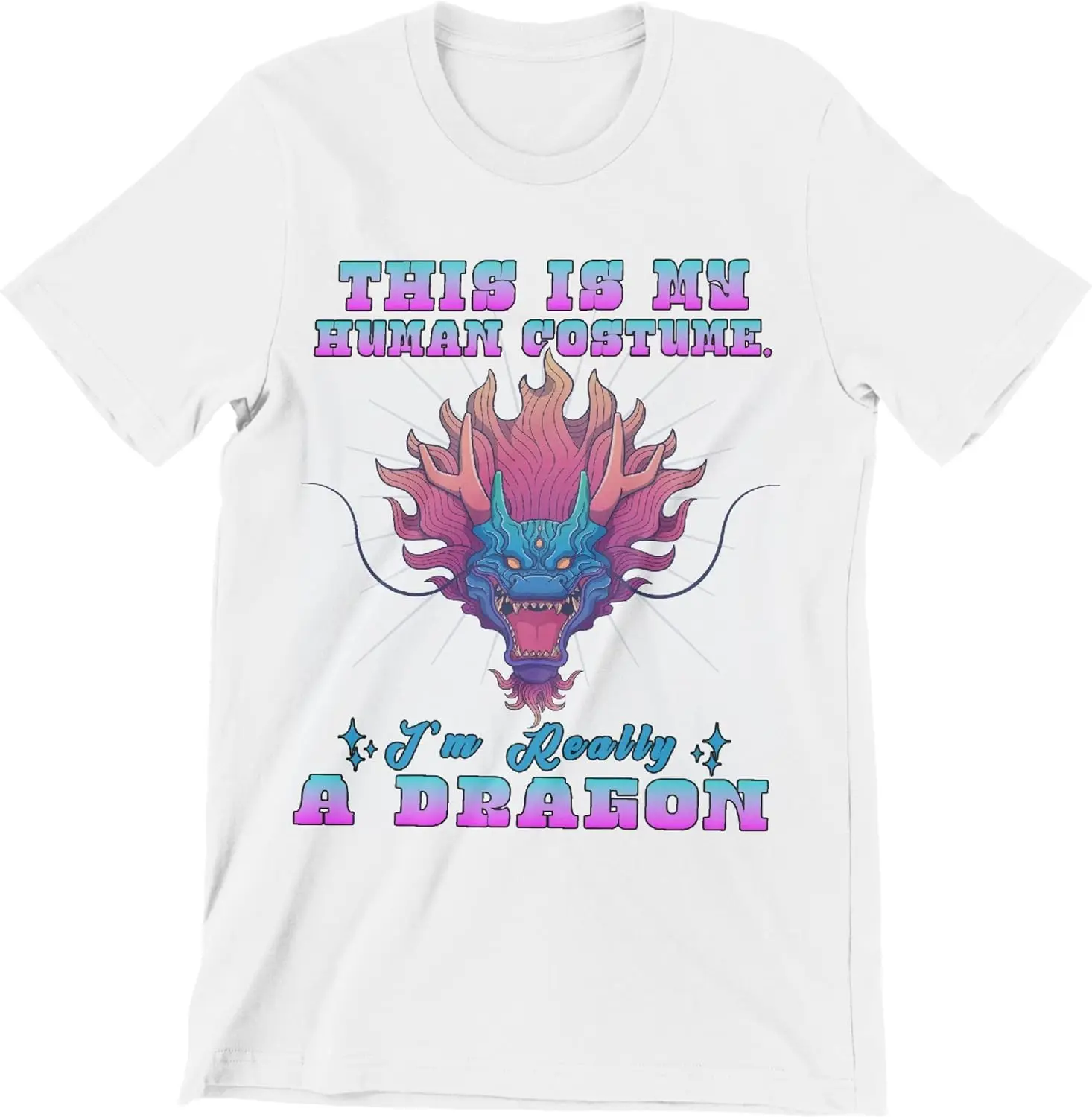 

Футболка Touchish I'm действительно A Dragon, подарки с коротким рукавом, Классическая забавная футболка с животными, 100 хлопок, 2XL для мужчин/женщин, белая