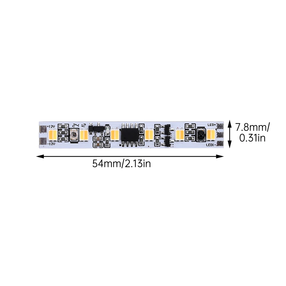 Czujnik podczerwieni DC12V IR Moduł światła LED Przełącznik czujnika obecności człowieka Moduł czujnika do oświetlenia szafy/szafy