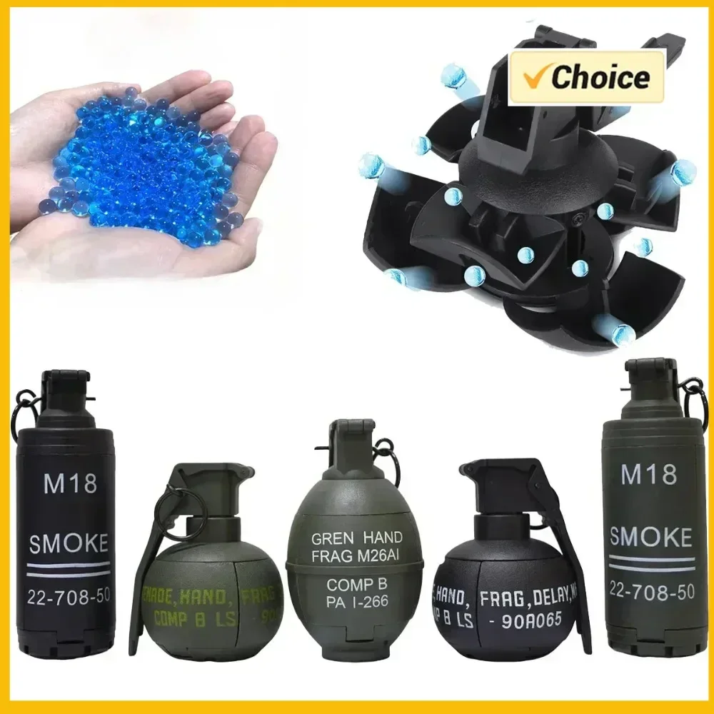6 مللي متر-8 مللي متر في الهواء الطلق قنبلة يدوية متفجرة اللعب قنبلة يدوية ، كذاب الدخان قنبلة يدوية نموذج قنبلة يدوية تكتيكية في الهواء الطلق