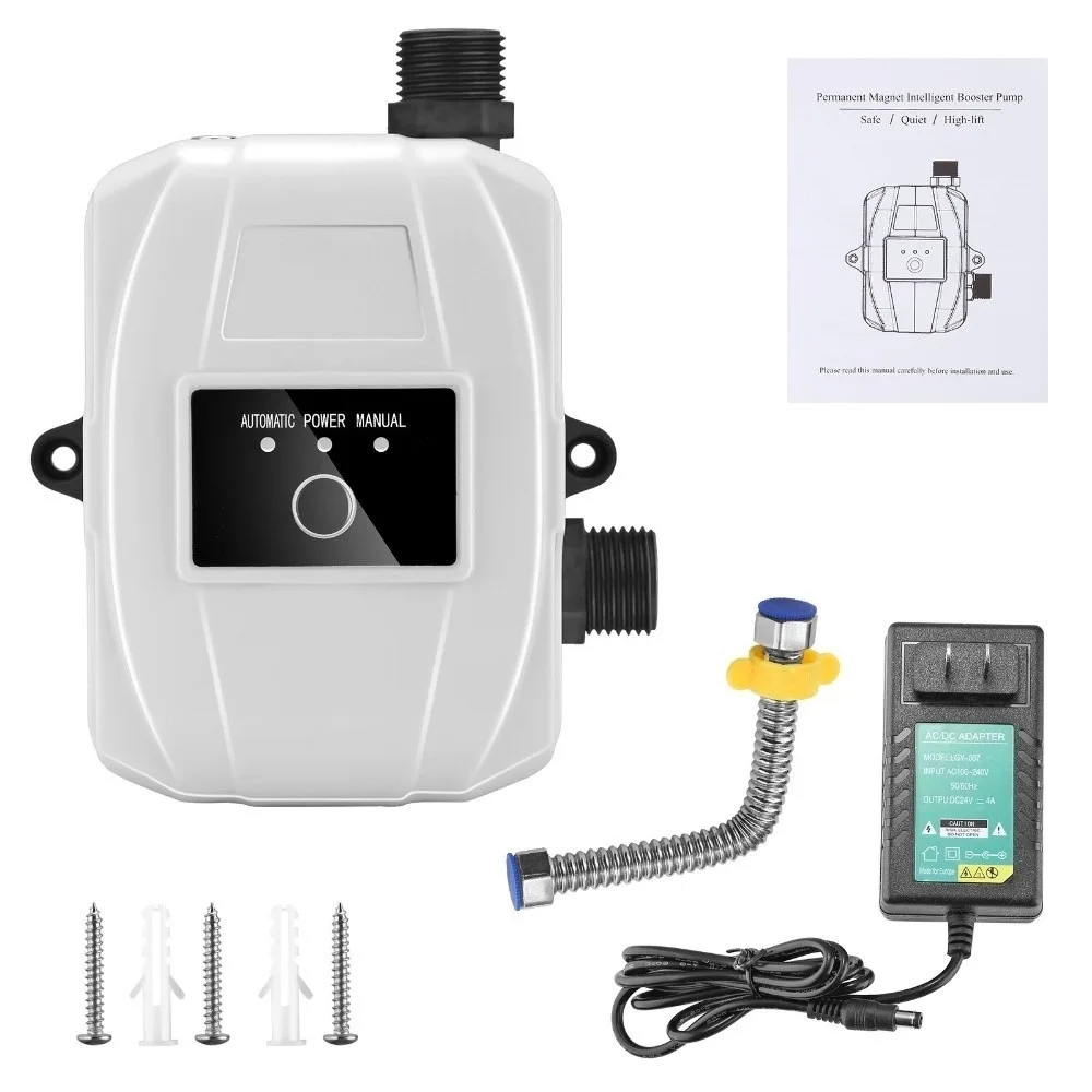 

24 В бустер душевого насоса 150 Вт водяной насос высокого давления энергосберегающий автоматический автоматический домашний насос