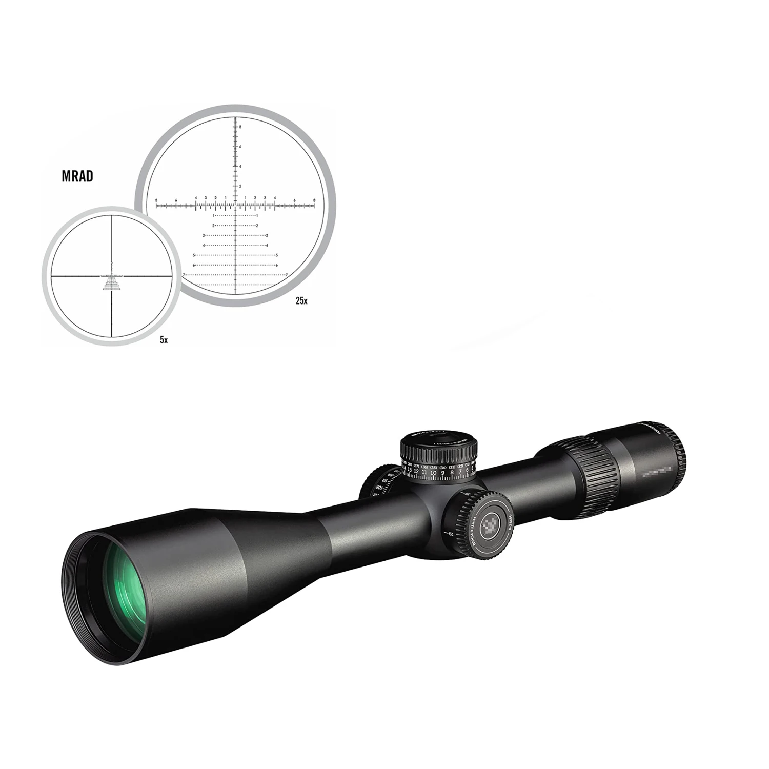 Original Venom Optics 5-25x56 FFP First Focal Plane Riflescope EBR-7C (MRAD) Reticle Version Scope Sight Lunetas