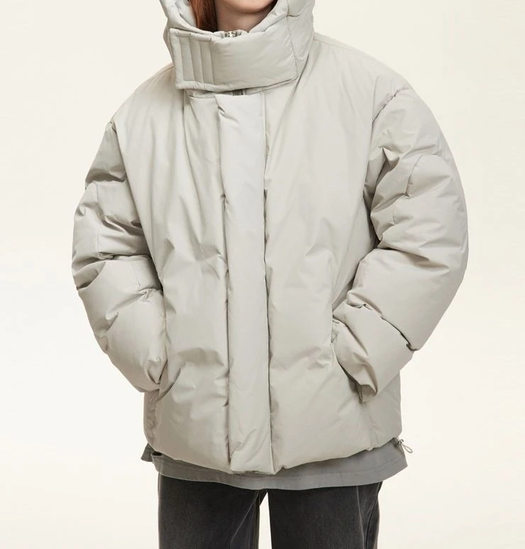 

Winter Vintage Workwear Loose and Warm Coat for Casual Wear Cotton Jacket