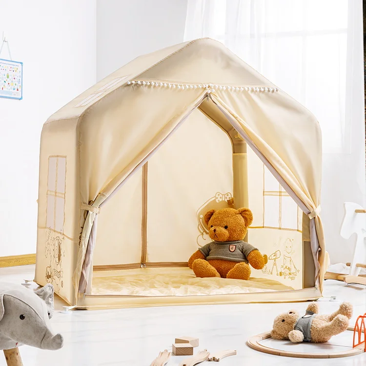 

Надувной детский игровой домик из ткани Оксфорд с дизайном на воздушном крыше, укрытие для пикника на открытом воздухе, палатка для кемпинга для детей