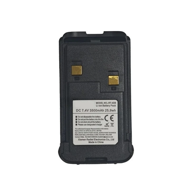 New 7.4v 3500mAh RT-4DB Li-ion Battery Pack For Radtel RT-4D DMR Two Way Radio Walkie Talkie Replacement Battery