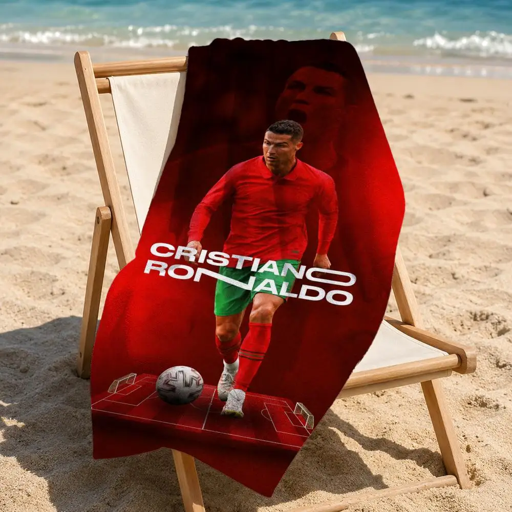 Athlete Cristiano Ronaldo Towel Towel beach towel, quick drying absorbent bath towel for Swim,Gym,Camping,Outdoor hot