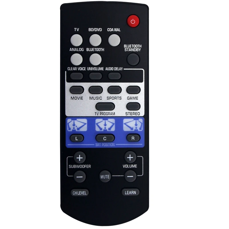 FSR82 ZK77690 High Compatibility Remote Control For Yamaha Soundbar SRT-1000 SRT-1000BL Series