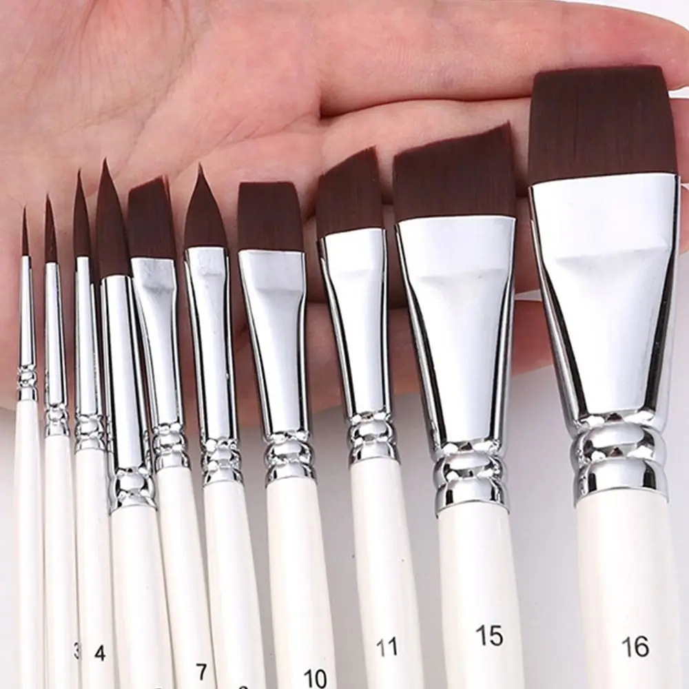 Corpo pintando rosto arte corporal pintura profissional multifuncional pincéis conjunto escova de náilon com caixa de armazenamento desenho arte caneta