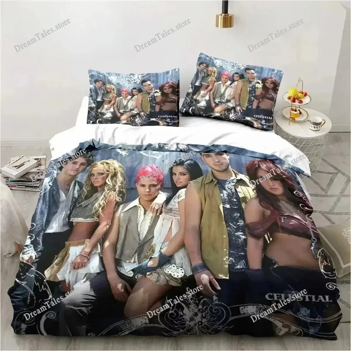 

Music Band RBD Sheets Quilt Covers Bedding Dormitory Sheets Bedding Set Soft Warm Bedding Set Home Textileextile Luxury Gift