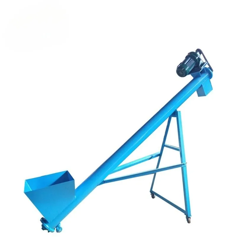 2024 OEM Custom Small Screw Auger Feeder Conveyor Feeding Machine For grain Powder With Hopper