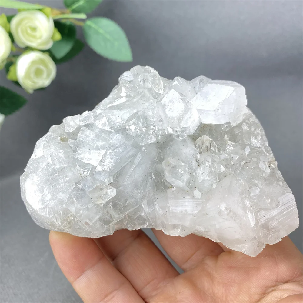 

Natural Apophyllite Crystal Cave Rare Mineral Specimen for Feng Shui Home Decoration Ornament
