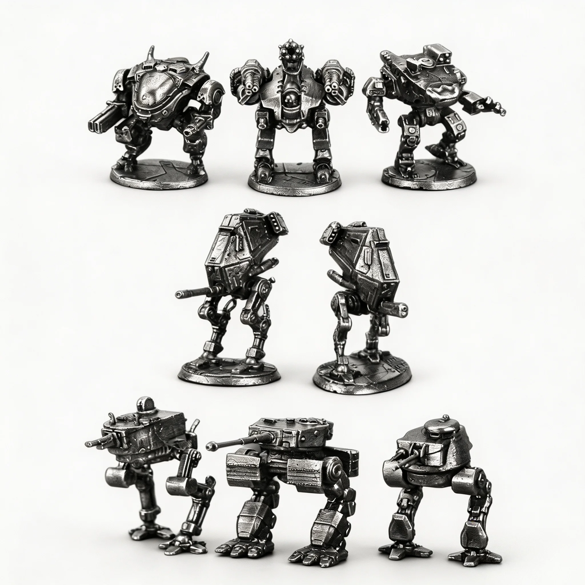Alloy Mecha Soldier Miniature Figure Toy Gift Tabletop Game Ornament In Stock