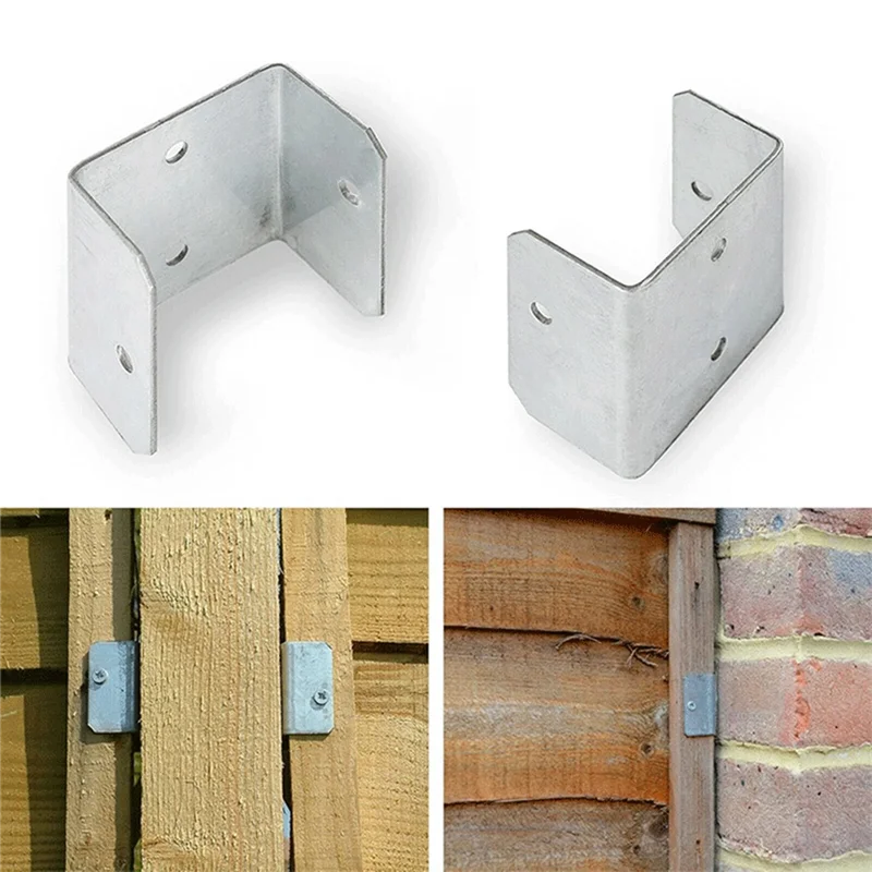 

SEWS-Fence Panel Clips Trellis U Clip Bracket For Timber Posts, Secure Fence Or Refixpanel Galvanised Fencing Clips