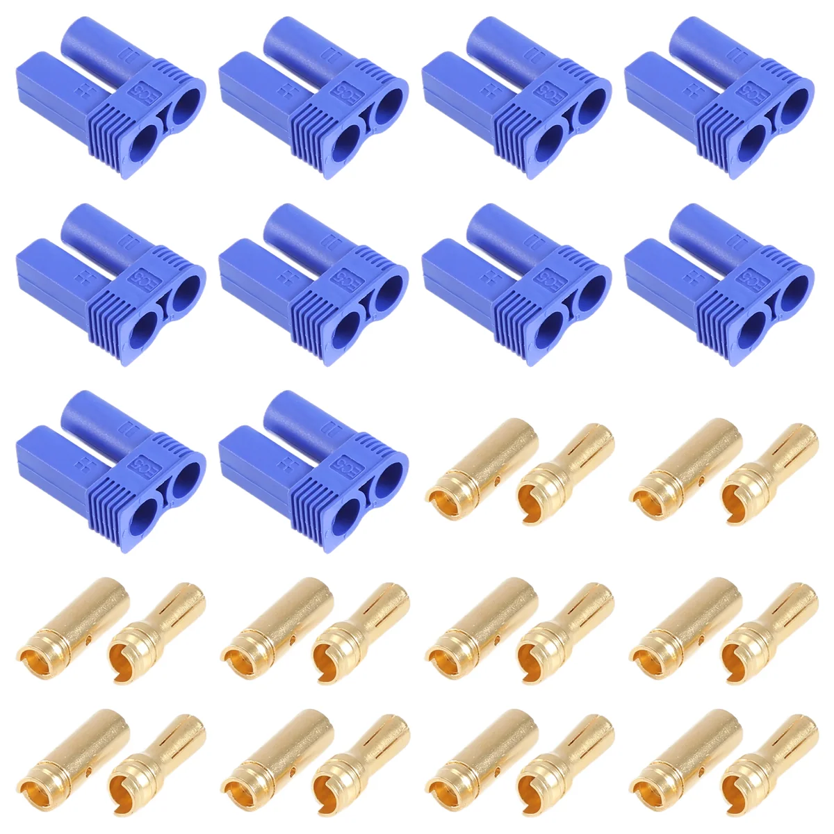 5 Pairs of EC5 Plug Connector Female+Male for RC ESC LIPO Battery/Motor