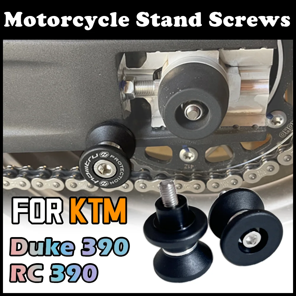 

Motorcycle Paddock Stand For Duke 390 RC390 Accessories Paddock Stand Bobbins Swingarm Sliders Spools Stand Screws