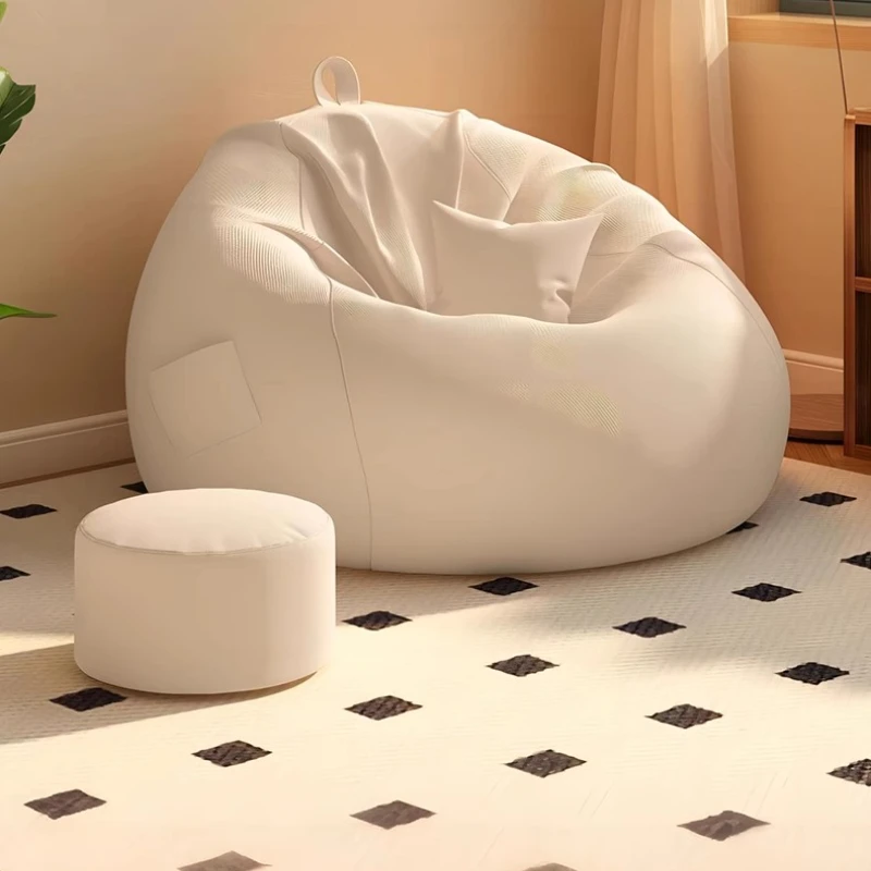 Siedzisko Puffs Sofa do salonu Meble Bean Bag Krzesło Pojedyncza Sofa Czysta Bawełna I Lniany Materiał Wohnzimmersofa Bezpieczny I Bezzapachowy