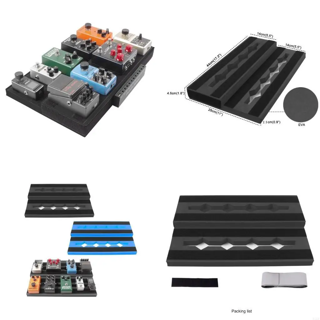 efeitos-praticos-estaveis-​​suporte-portatil-pedal-board-pedal-pedal-huroring