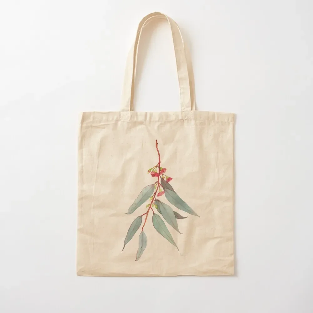 

Red Flowering Gum Blossom Tote Bag custom fabric bag tote bag canvas Women's bags hand ladies