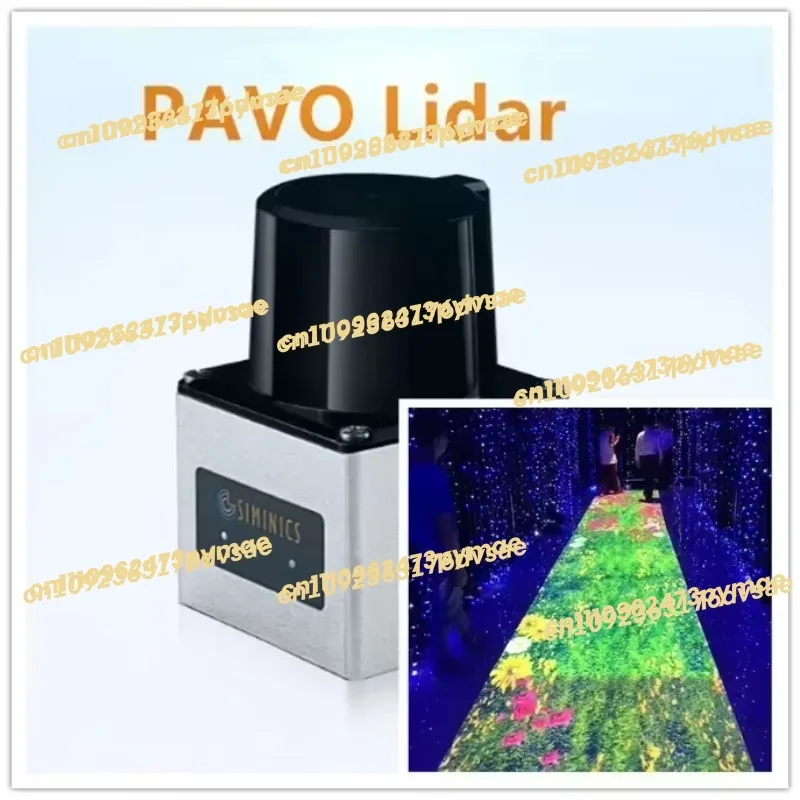 

SIMINICS 10M TOF Outdoor PAVO Lidar Sensor Scanner Radar Wall Ground Screen Interactive System Kit