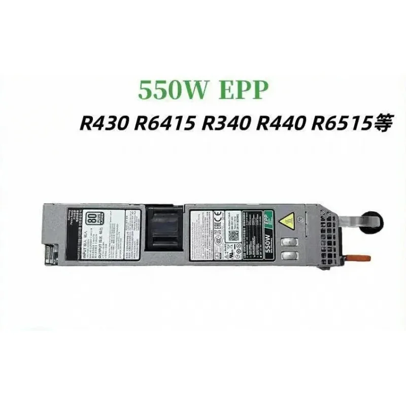 %90new condition FOR Dell R430R340 R6515R6415 550W EPP power supply D550E-S1 X185V~~