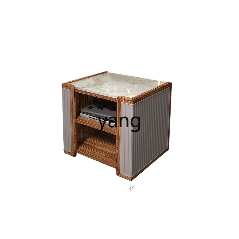 

LMM Modern Minimalist Ugyen Wood Household Corner Table New Chinese Marble All Solid Wood Square round Square Table