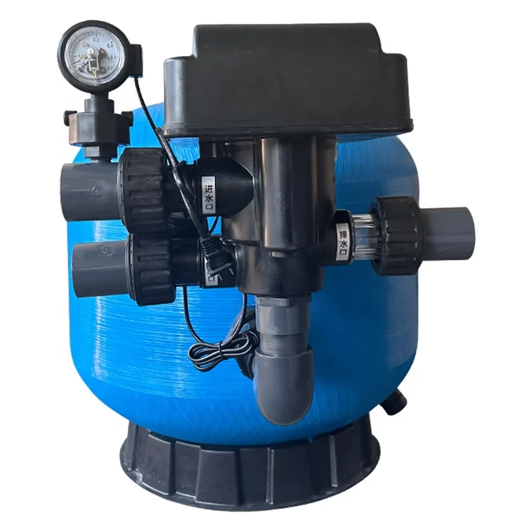 Water Faery Self Cleaning Fiberglass Sand Filter With Automatic Backwash Side Mounted Design for Commercial Residential Pools