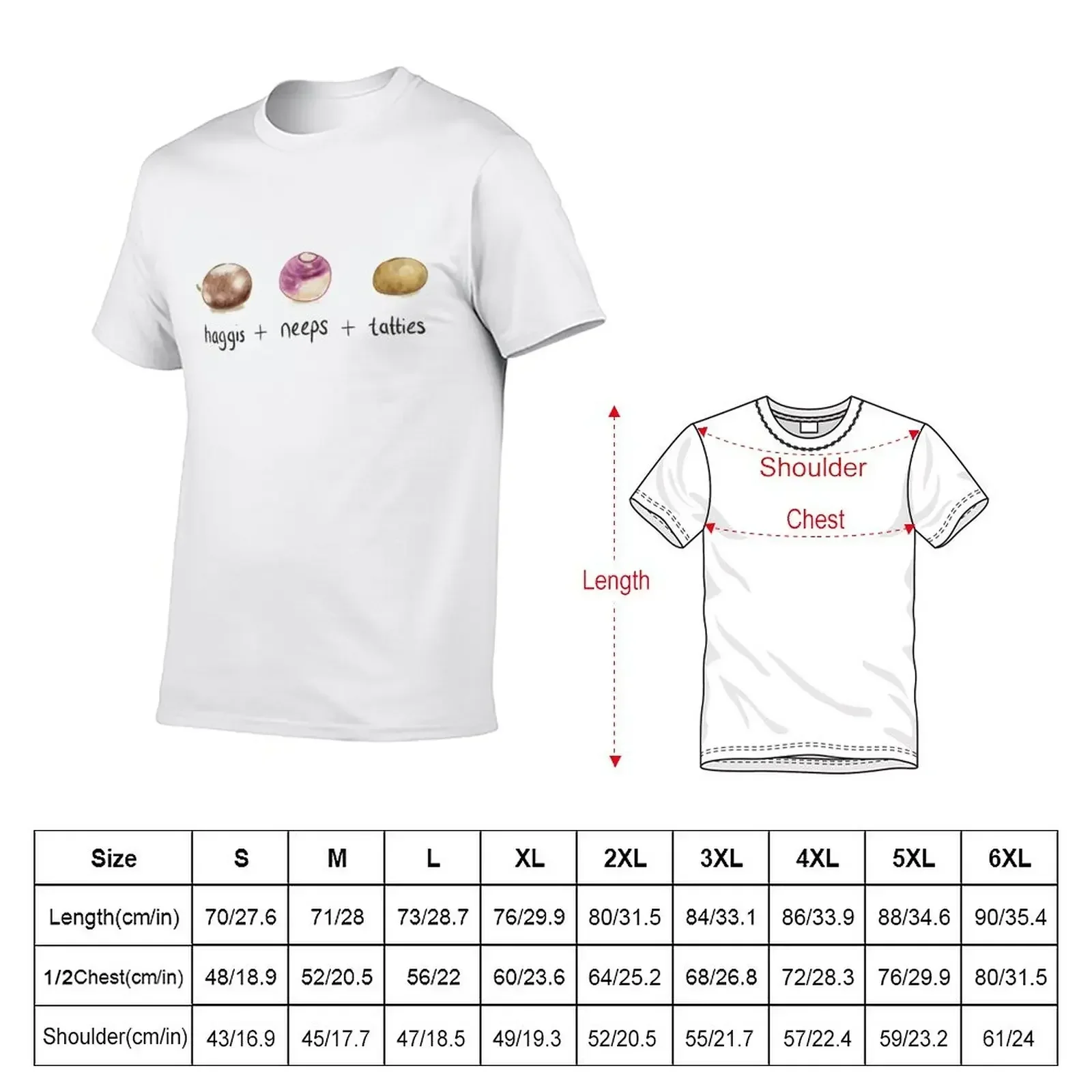 Robert Burns - Haggis + Neeps + Tatties | Burns Night T-Shirt cute clothes Short sleeve tee tees mens t shirt
