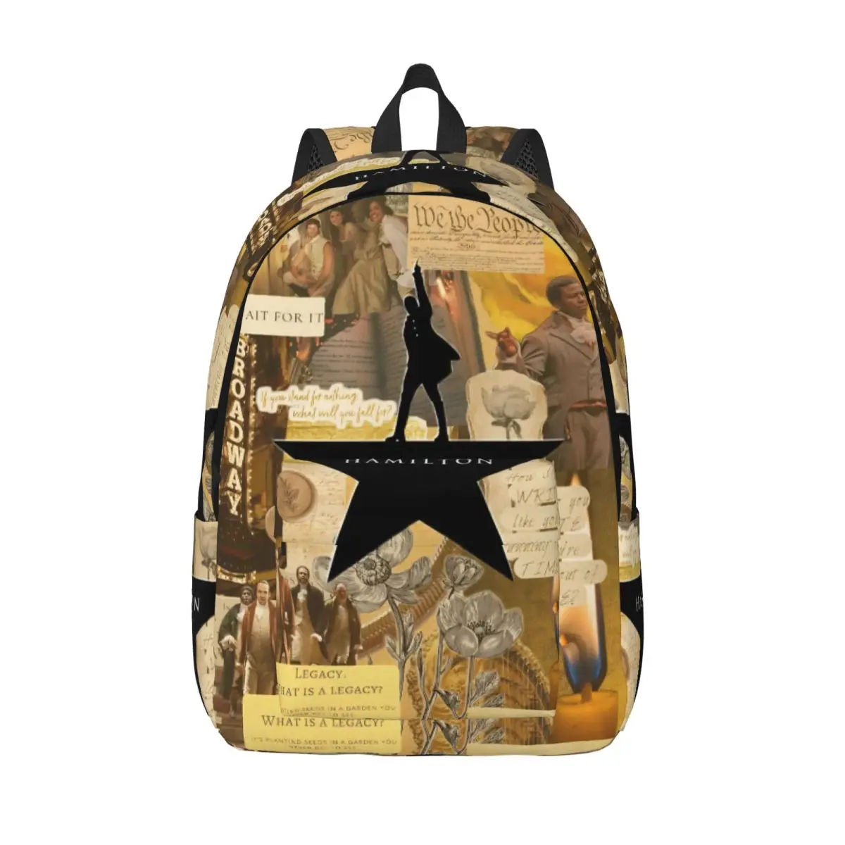 

Музыкальный рюкзак Hamiltons для учащихся начальной школы, сумка для книг, прочный холщовый рюкзак для подростков