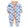 White Blue Dinosaur