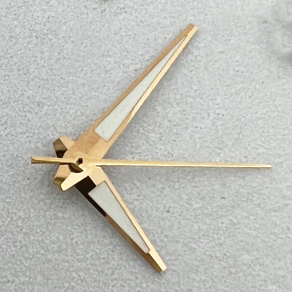 Horlogewijzers groen lichtgevend zilver Goudzwarte wijzers geschikt voor Seiko NH35 NH36 uurwerk