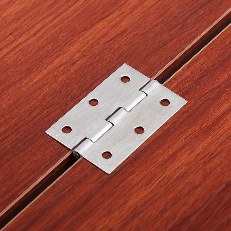 4/6/8/10/20 Pcs 1/1.5/2/2.5/3 Inch Door Connector Accessories Durable Furniture Home Stainless Steel Hinge Window Cabinet Jewelr