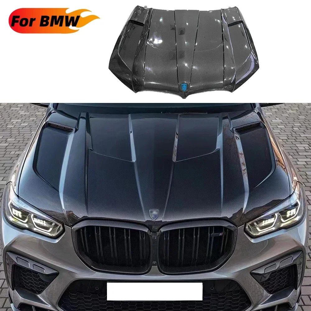 

Carbon hood For BMW X05 G05 X6 G06 Model LD style 2020+ engine cover Carbon Fiber Car Hood Bonnet Cover