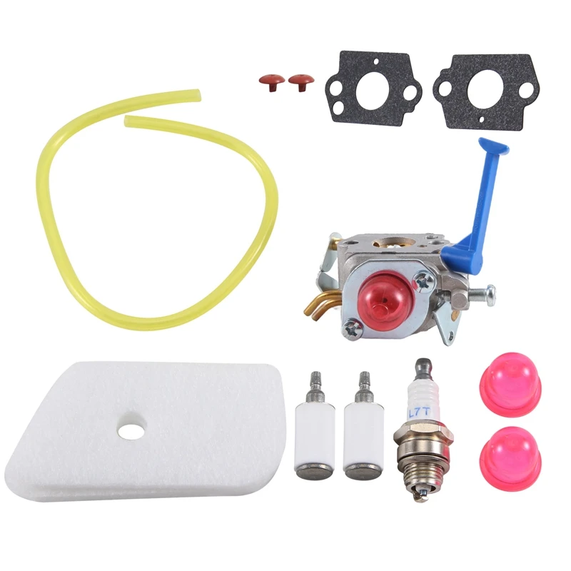 Carburetor Gaskets Filters Kit For Husqvarna 124L 125L 125Ld 128C 128Cd 128L 128Ld 128R Trimmer